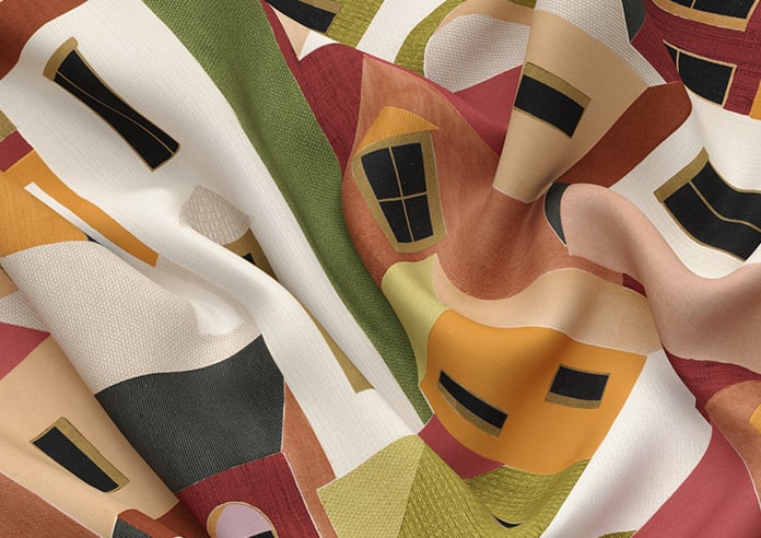 Santiago, Rumba - Motorised Roman Blind - Image 4